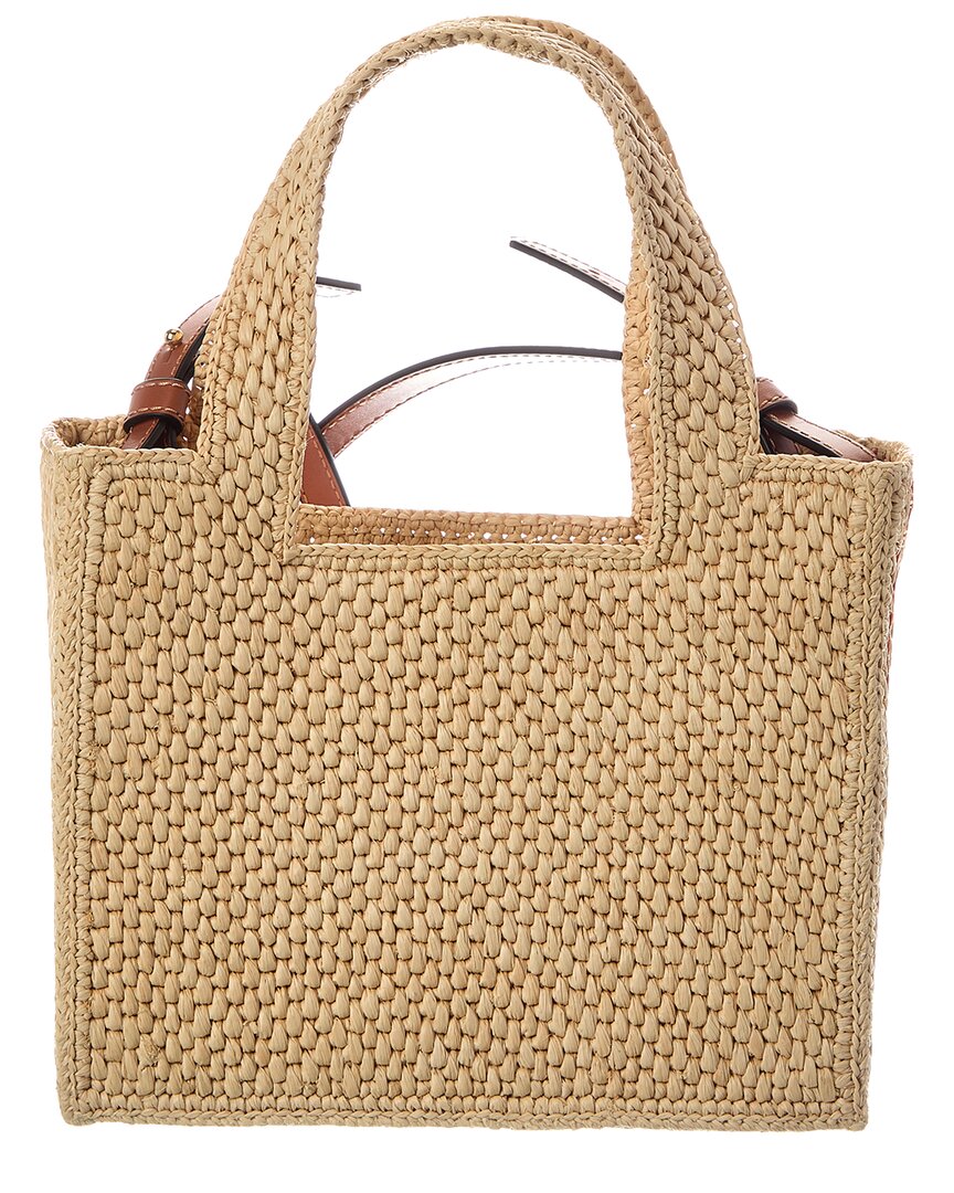Loewe Loewe Font Mini Raffia Tote