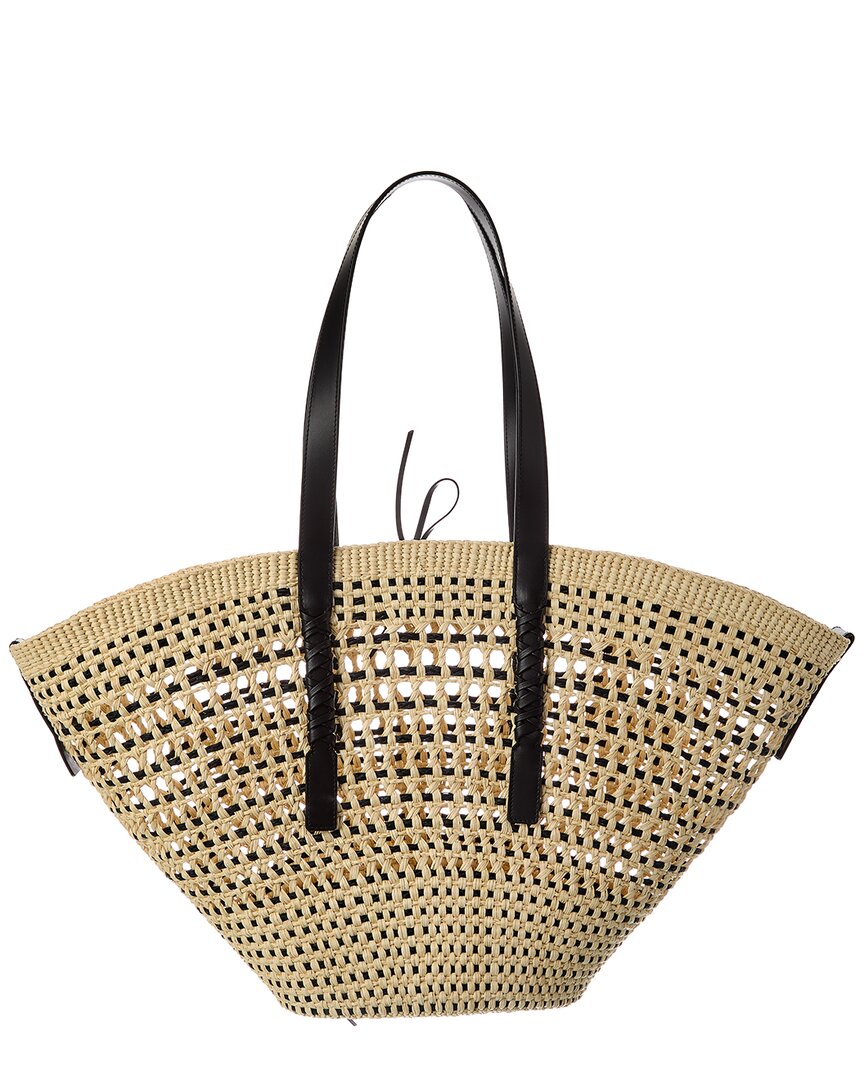 Loewe Loewe Braid Large Palm & Leather Tote