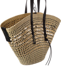 Loewe Loewe Braid Large Palm & Leather Tote