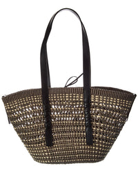 Loewe Loewe Braid Medium Palm & Leather Tote