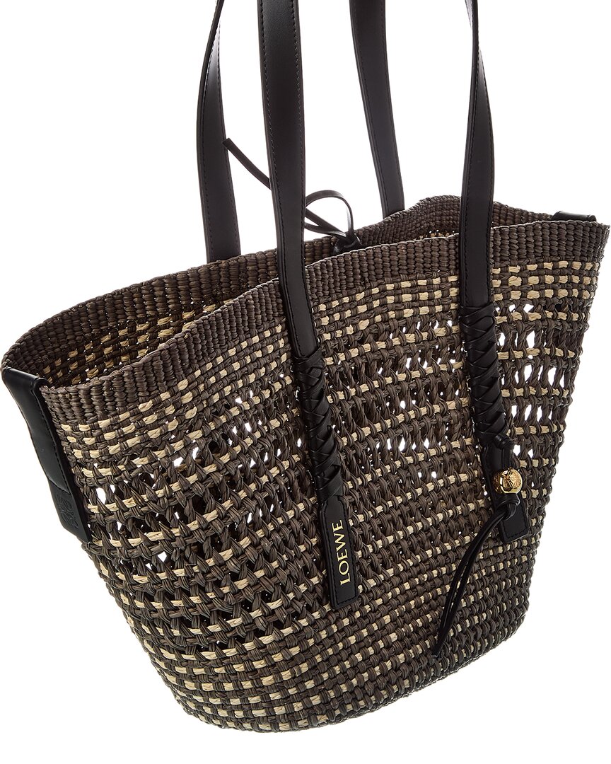 Loewe Loewe Braid Medium Palm & Leather Tote
