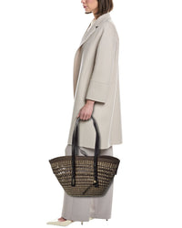 Loewe Loewe Braid Medium Palm & Leather Tote