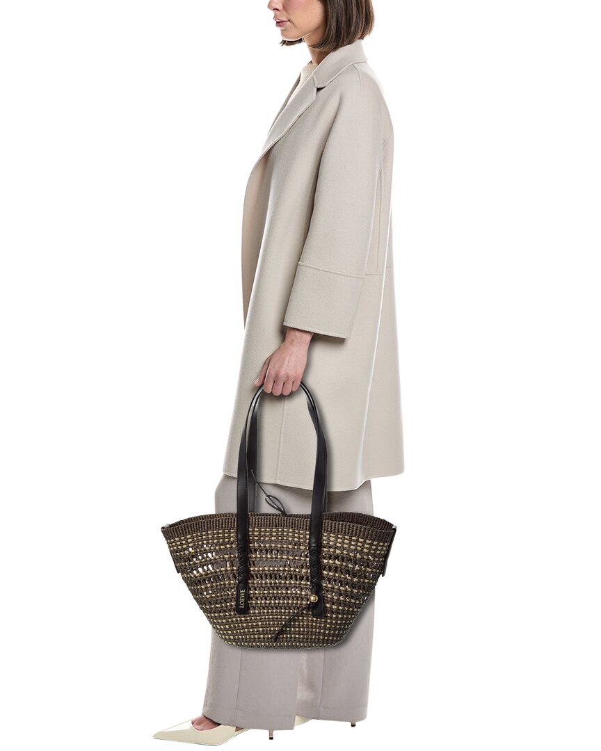 Loewe Loewe Braid Medium Palm & Leather Tote