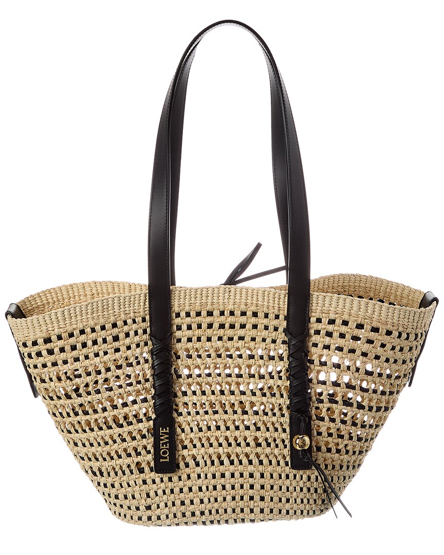 Loewe Loewe Braid Medium Palm & Leather Tote
