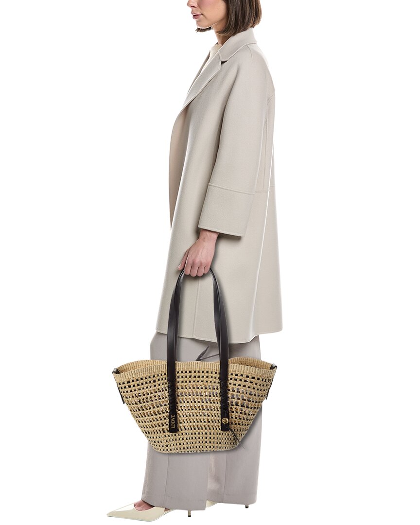 Loewe Loewe Braid Medium Palm & Leather Tote