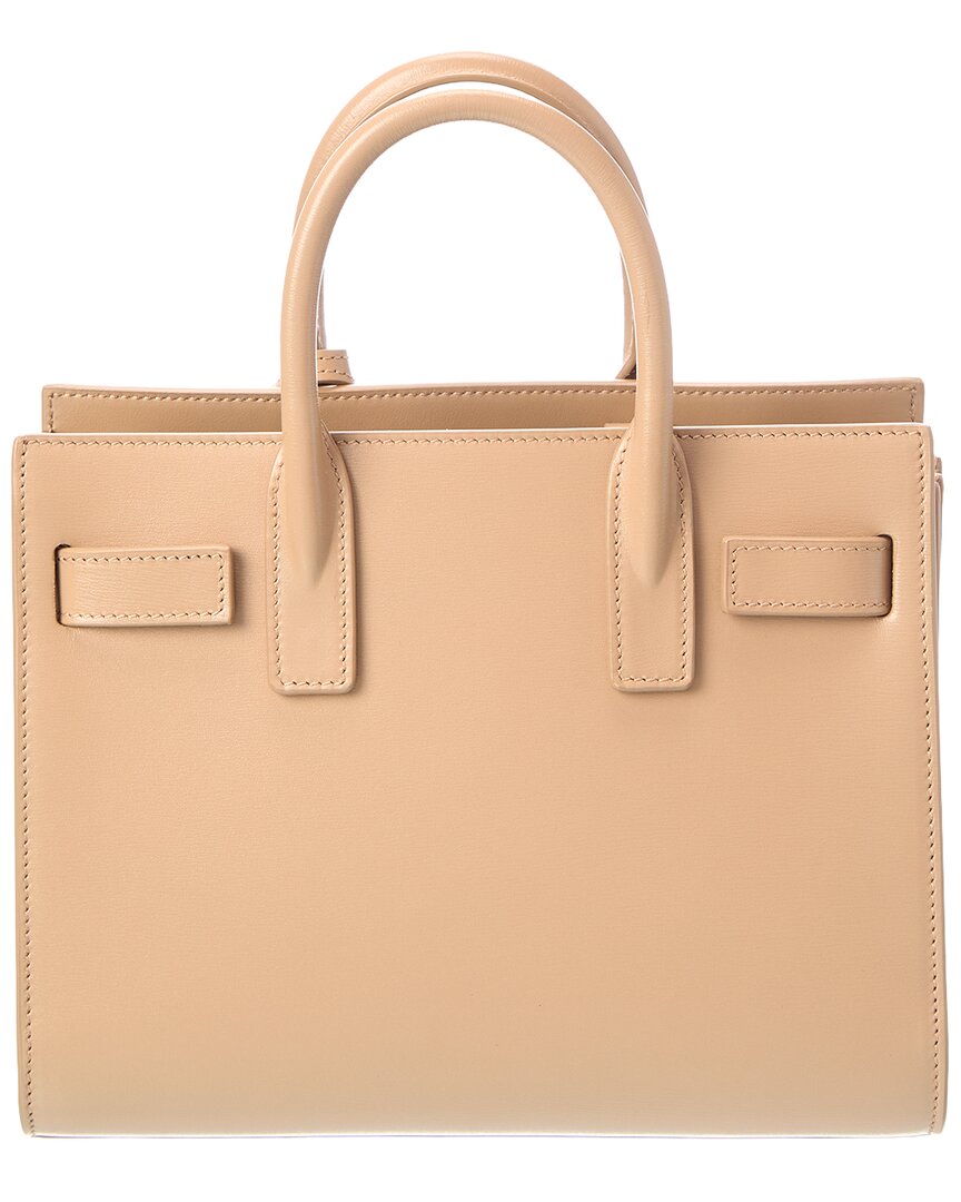 Saint Laurent Saint Laurent Nano Sac De Jour Leather Satchel