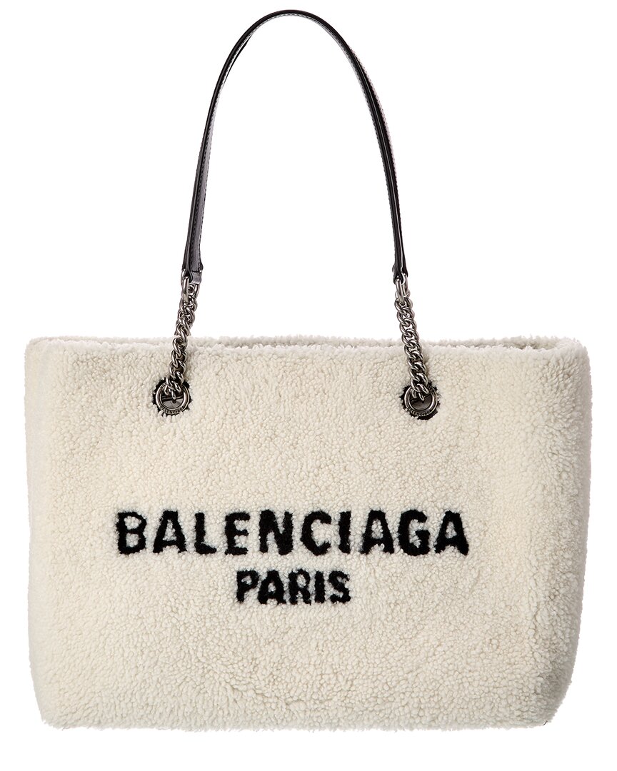 Balenciaga Balenciaga Duty Free Medium Shearling Tote