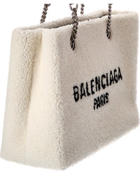Balenciaga Balenciaga Duty Free Medium Shearling Tote