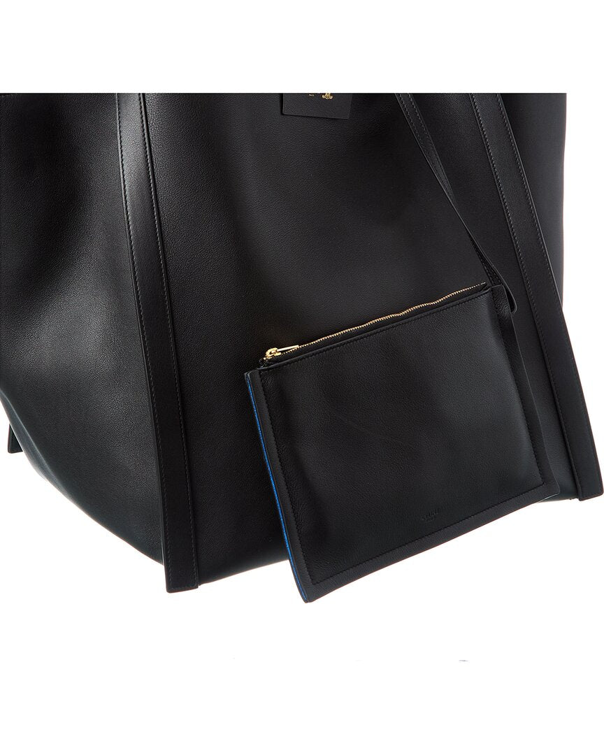 CELINE Celine Cube Medium Leather Tote