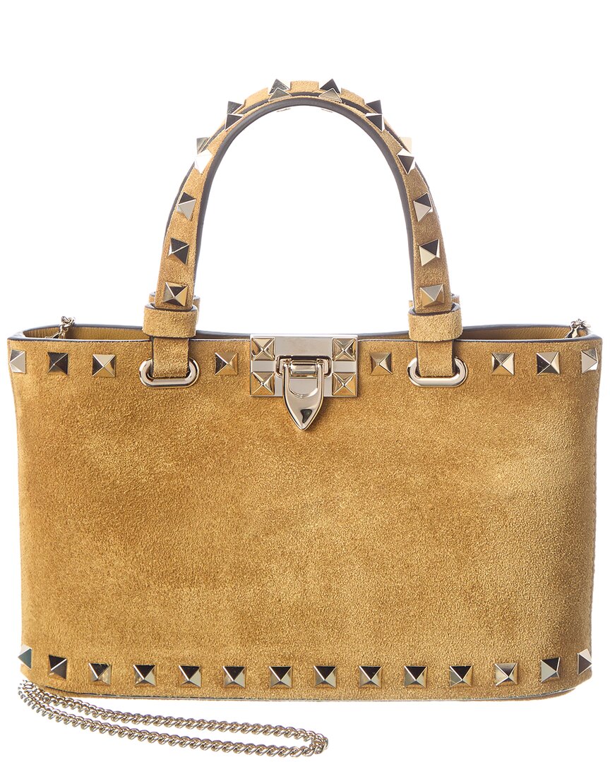 Valentino Valentino Rockstud Mini Suede Tote