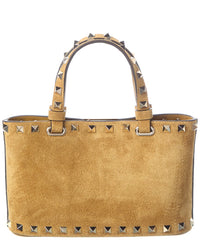 Valentino Valentino Rockstud Mini Suede Tote