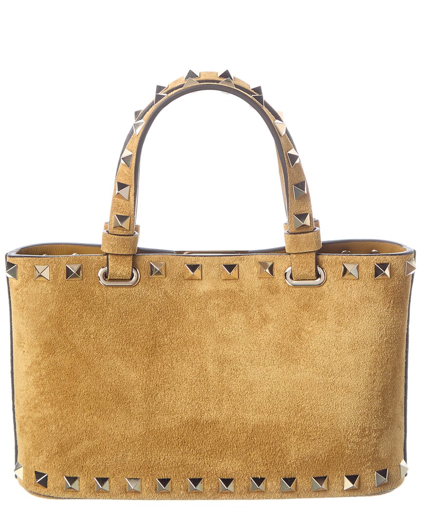 Valentino Valentino Rockstud Mini Suede Tote