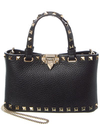 Valentino Valentino Rockstud Mini Leather Tote