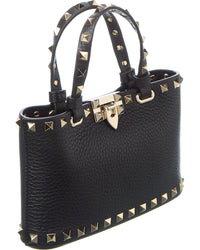 Valentino Valentino Rockstud Mini Leather Tote