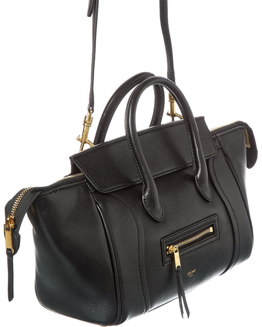 CELINE Celine Leather Tote Bag