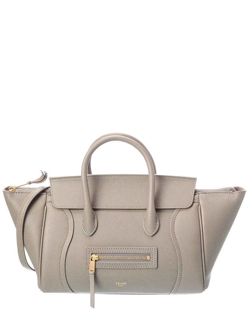 CELINE Celine Leather Tote