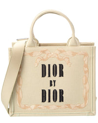 Dior Dnu Inv Dior Book Small Canvas Tote