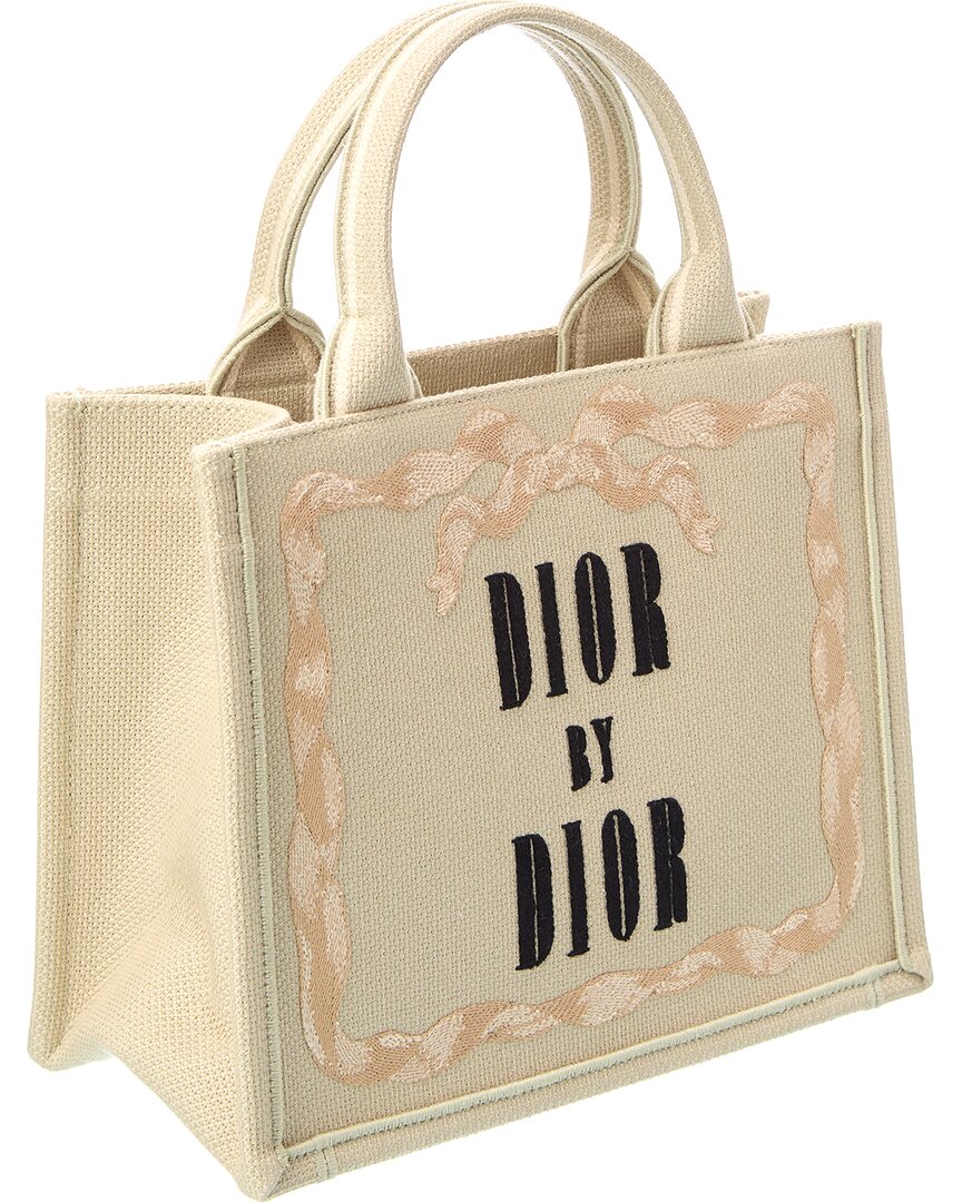 Dior Dnu Inv Dior Book Small Canvas Tote
