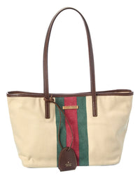 Gucci Gucci Tribeca Small Canvas & Leather Tote