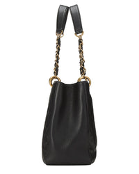 Chanel Chanel Black Quilted Caviar Leather Grand Shopping Tote (Gst) (Authentic
