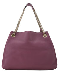 Gucci Gucci Burgundy Leather Soho Chain Tote (Authentic Pre-Loved)