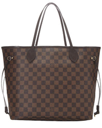 Louis Vuitton Louis Vuitton Brown Damier Ebene & Vachetta Leather Neverfull Pm (Authentic