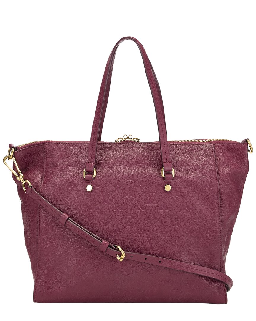Louis Vuitton Louis Vuitton Burgundy Empreinte Lumineuse Pm (Authentic Pre-Loved)