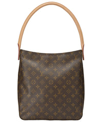 Louis Vuitton Louis Vuitton Brown Monogram Coated Canvas & Vachetta Leather Looping Mm