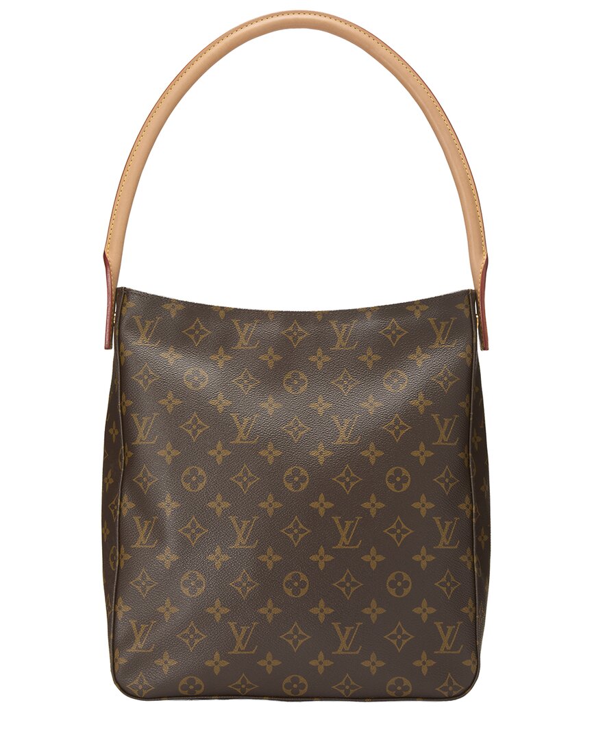 Louis Vuitton Louis Vuitton Brown Monogram Coated Canvas & Vachetta Leather Looping Mm