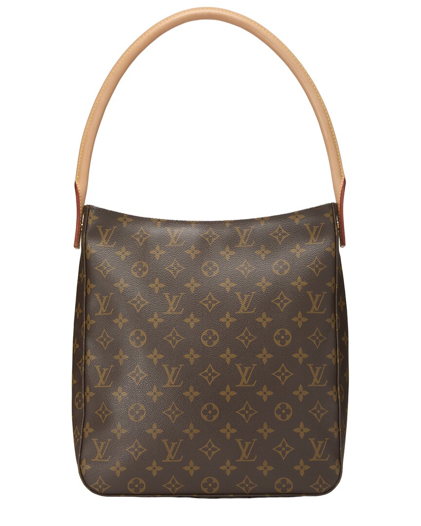 Louis Vuitton Louis Vuitton Brown Monogram Coated Canvas & Vachetta Leather Looping Mm