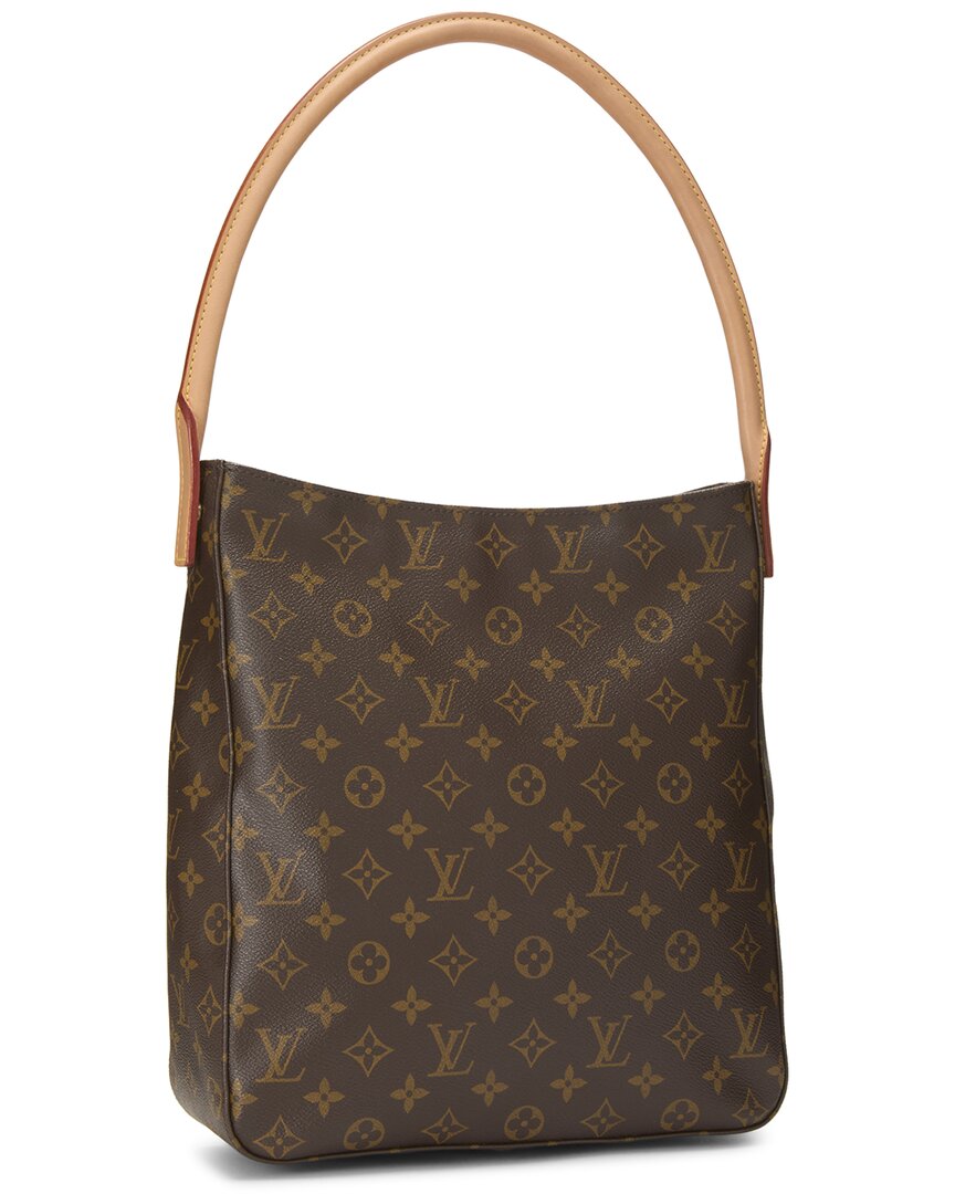 Louis Vuitton Louis Vuitton Brown Monogram Coated Canvas & Vachetta Leather Looping Mm