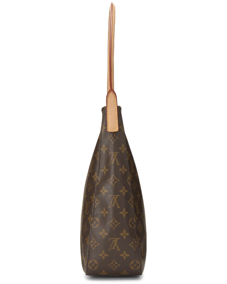 Louis Vuitton Louis Vuitton Brown Monogram Coated Canvas & Vachetta Leather Looping Mm