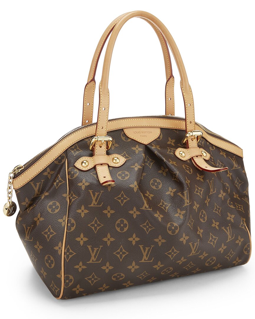 Louis Vuitton Louis Vuitton Brown Monogram Coated Canvas & Vachetta Leather Tivoli Gm