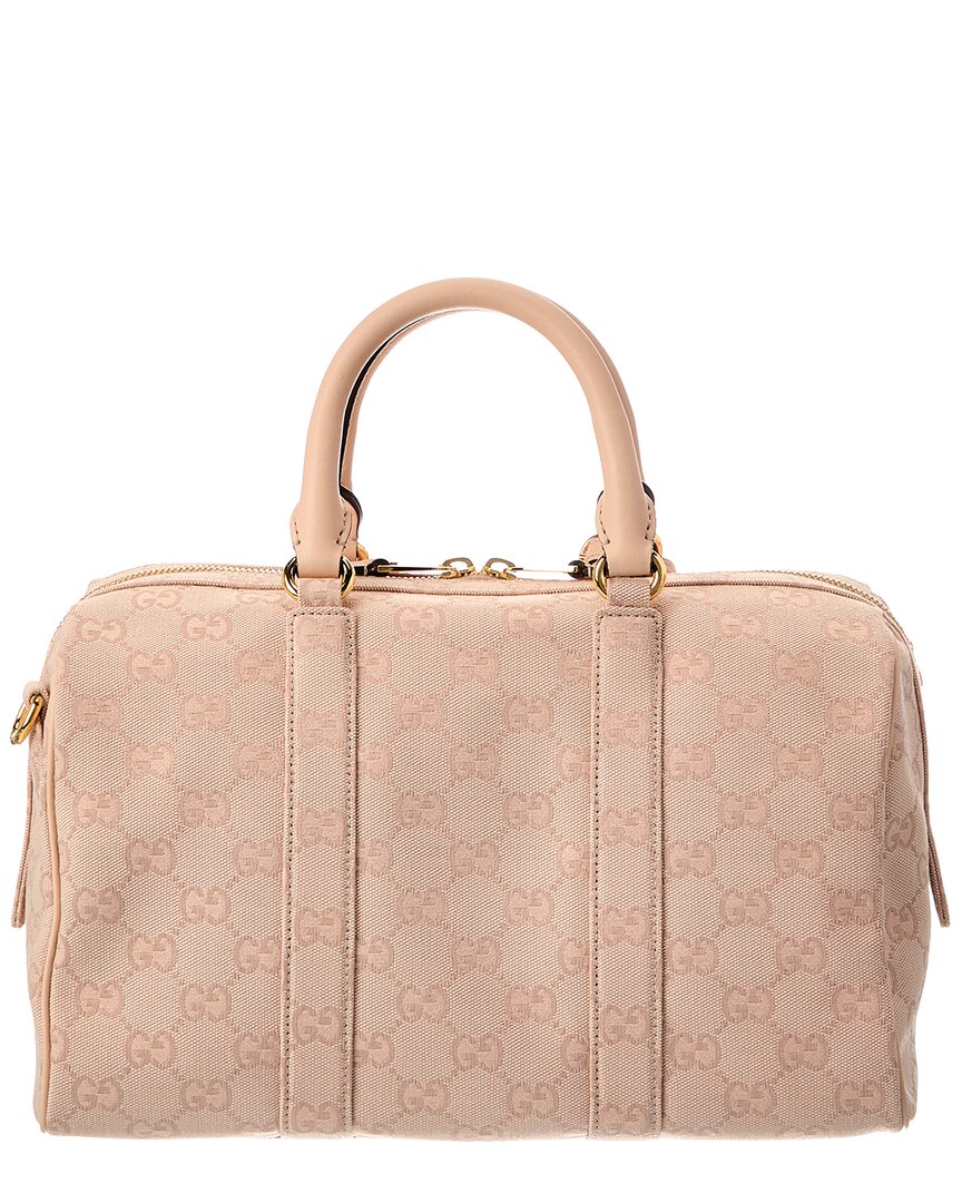 Gucci Gucci Ophidia Medium Gg Canvas & Leather Satchel
