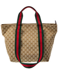 Gucci Gucci Small Gg Canvas Tote