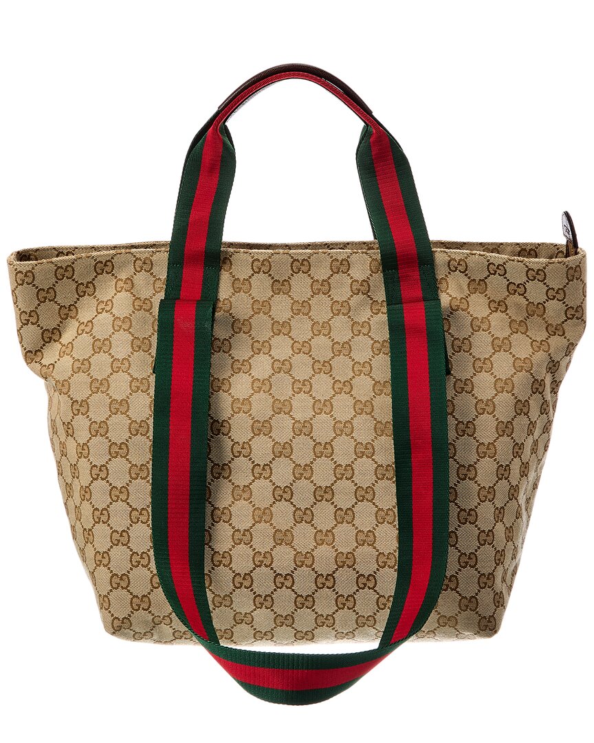 Gucci Gucci Small Gg Canvas Tote