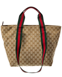 Gucci Gucci Small Gg Canvas Tote