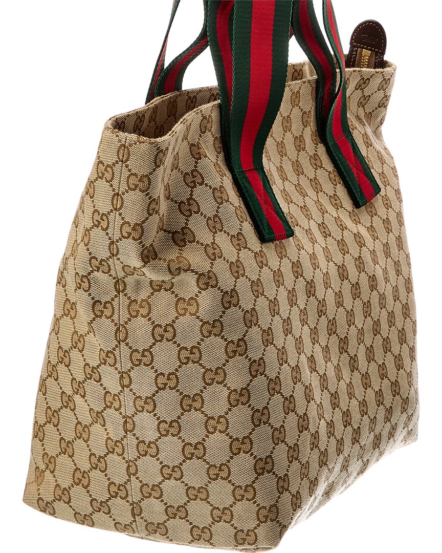 Gucci Gucci Small Gg Canvas Tote