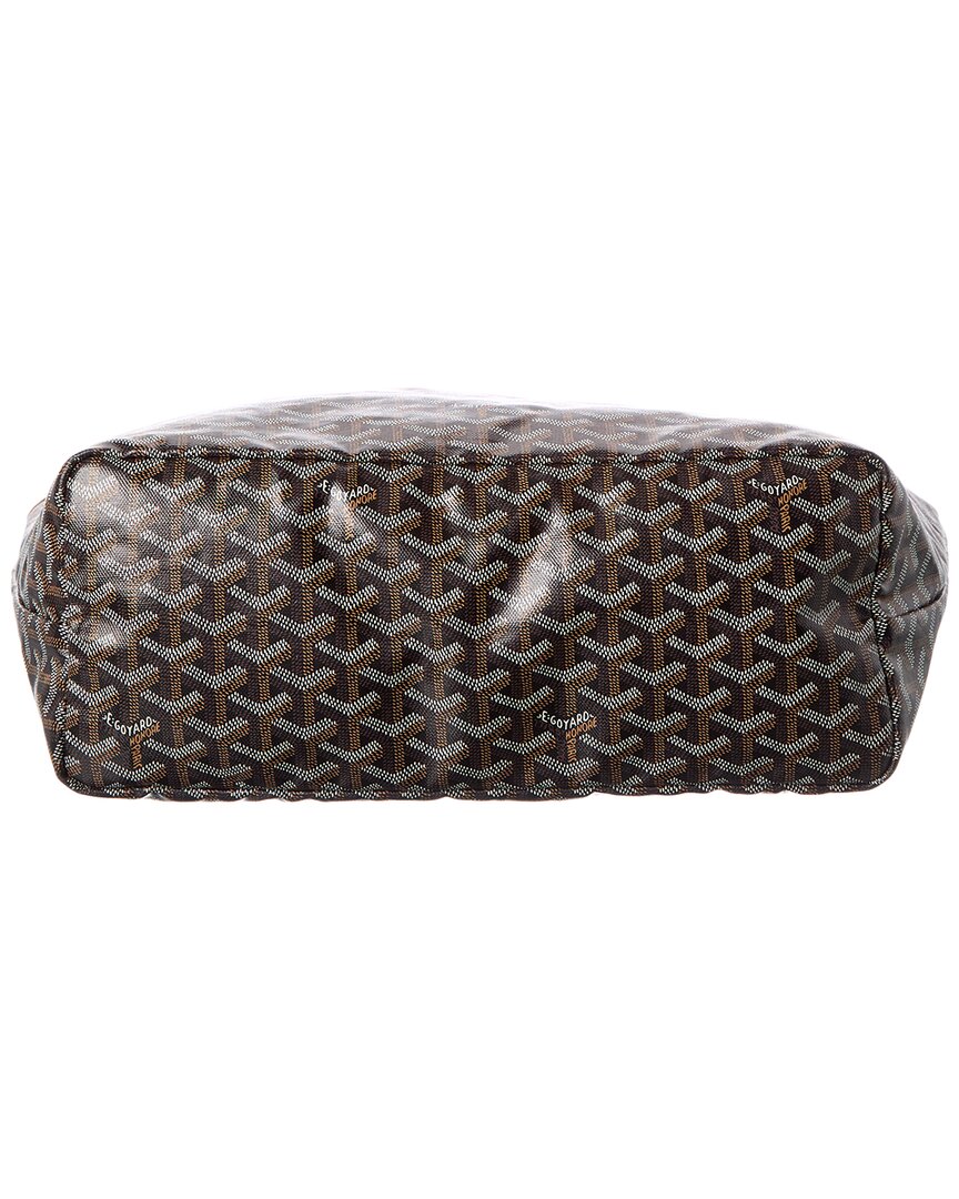 Goyard Goyard Black Goyardine Coated Canvas Saint Louis Pm (Authentic Pre-Loved)