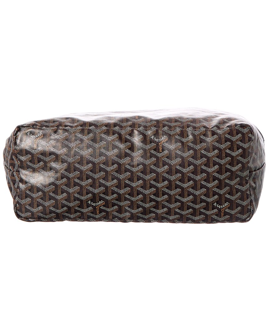 Goyard Goyard Black Goyardine Coated Canvas Saint Louis Pm (Authentic Pre-Loved)