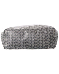 Goyard Goyard Gray/Silver Goyardine Coated Canvas Saint Louis Pm (Authentic Pre-Loved)