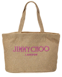Jimmy Choo Jimmy Choo Beach E/W Raffia Tote