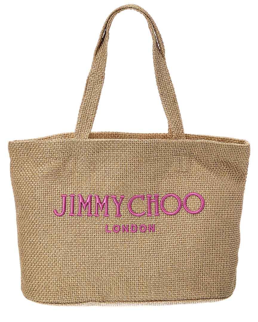 Jimmy Choo Jimmy Choo Beach E/W Raffia Tote