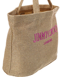 Jimmy Choo Jimmy Choo Beach E/W Raffia Tote