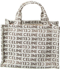 Celine Cabas Thais Small Canvas Tote