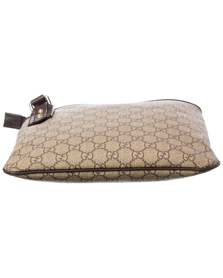 Gucci Gucci Dark Brown Monogram Canvas Tote (Authentic Pre-Loved)