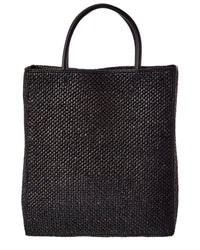 Loewe Loewe Standard A4 Raffia & Leather Tote