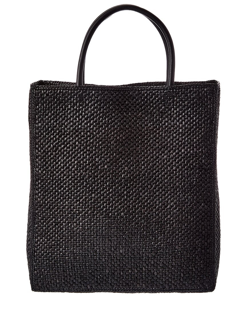 Loewe Loewe Standard A4 Raffia & Leather Tote
