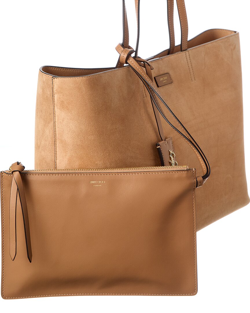 Jimmy Choo Jimmy Choo Nine2five E/W Suede Tote