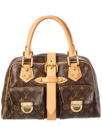 Pre-Owned Louis Vuitton Brown Monogram Manhattan Gm (Authentic Pre-Loved)